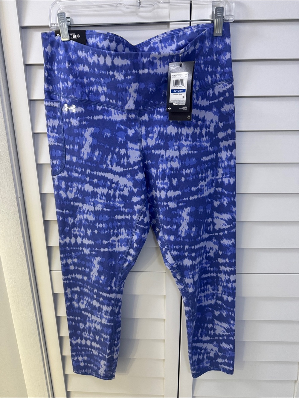 Under Armour Women’s Blue Patterned Active Leggings
